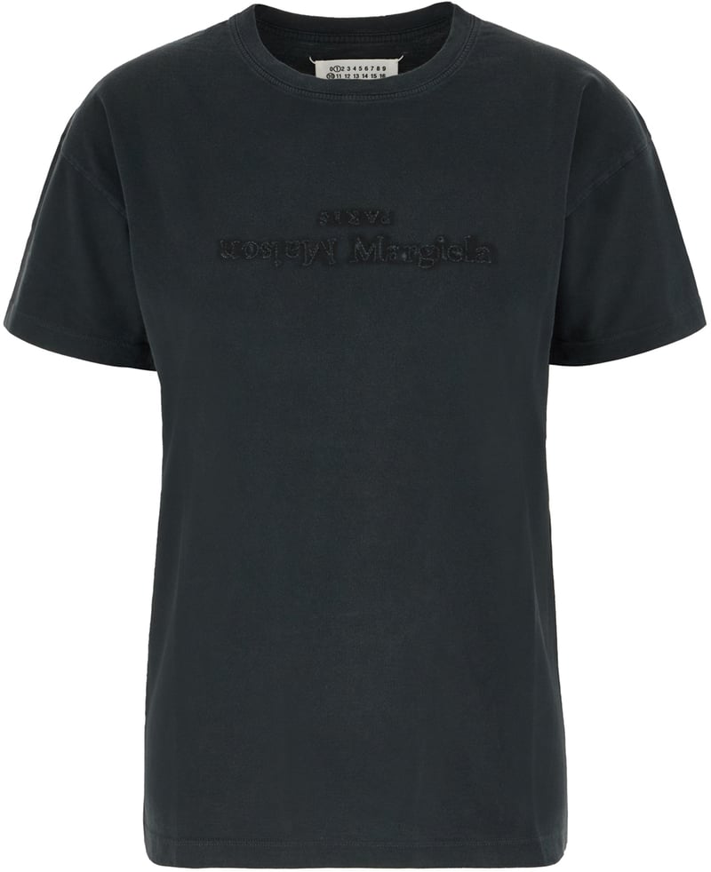Maison Margiela Charcoal cotton t-shirt