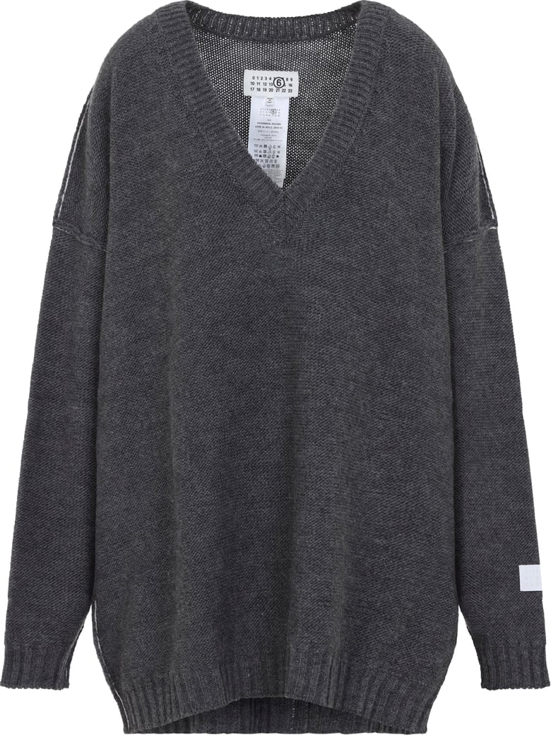 Mm6 Maison Margiela V Neck Sweater