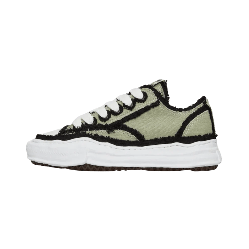 Maison Mihara Yasuhiro Peterson OG Sole Canvas Low Frayed Khaki