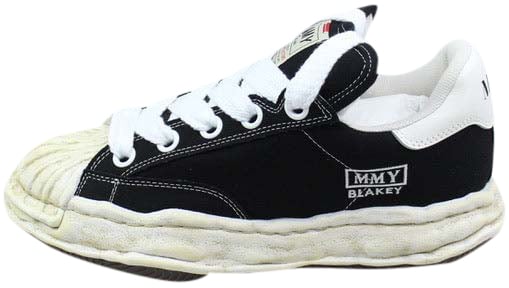 Maison Mihara Yasuhiro Canvas Low Distressed Midsole 'Black/White'