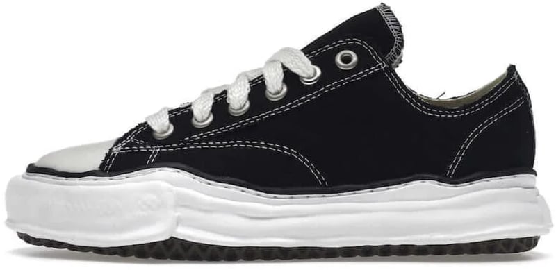 Maison Mihara Yasuhiro Peterson OG Sole Canvas Low 'Zwart'