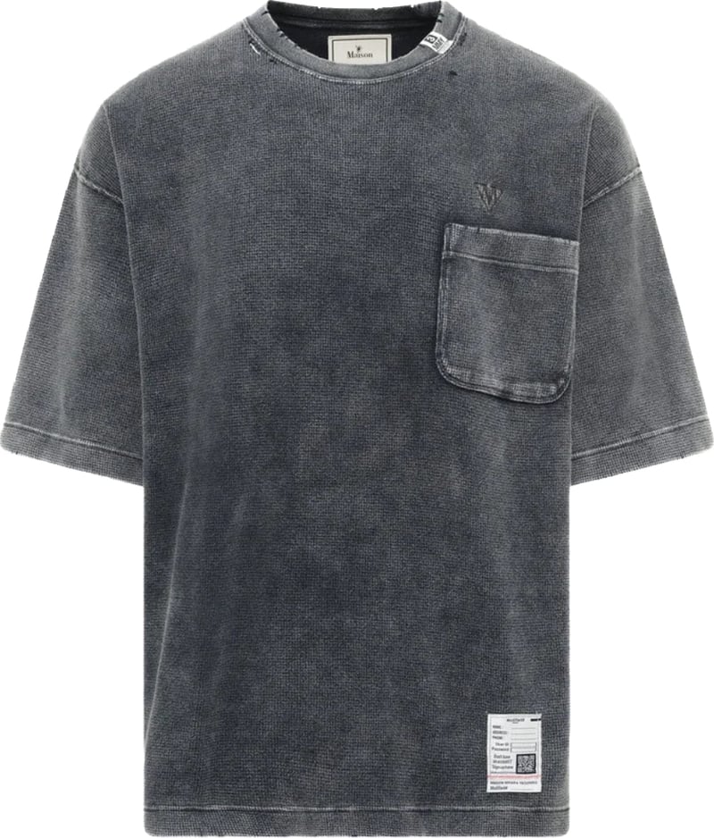 Maison Mihara Yasuhiro Men's Bleached T-Shirt Grey