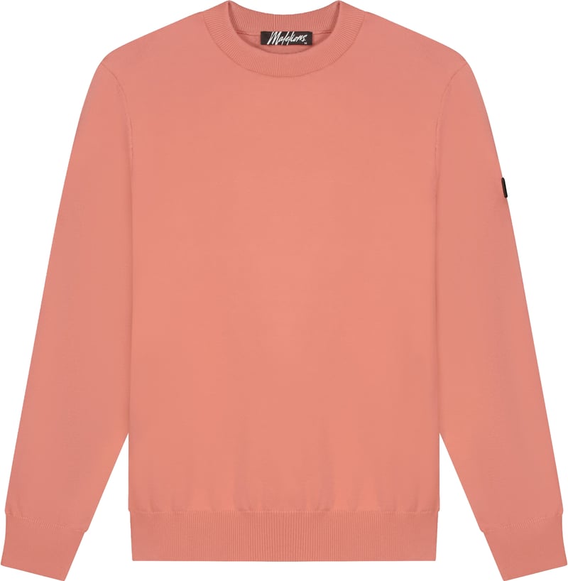 Malelions Knitted Crewneck MM1-PS25-02 Coral