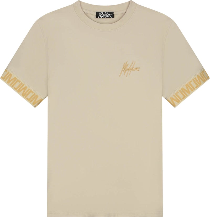Malelions Malelions Men Venetian T-Shirt MMC30026065 Light Taupe 50014