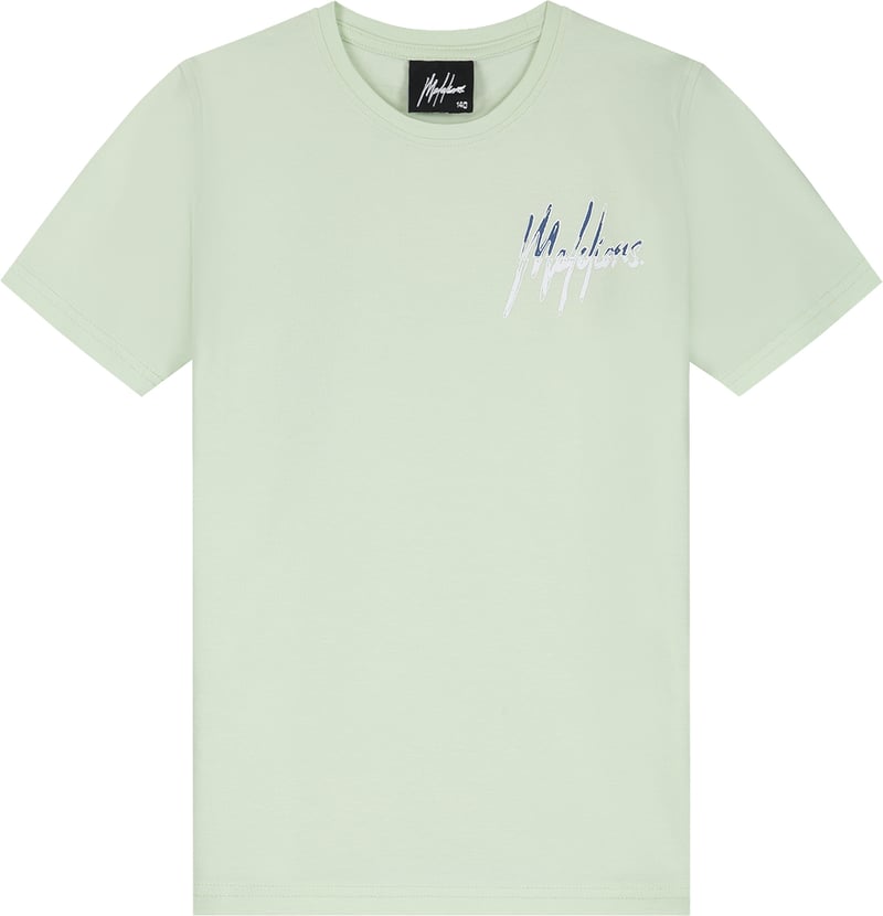 Malelions Split t-Shirt 2.0 MJ1-HS25-05 Mint/Indigo