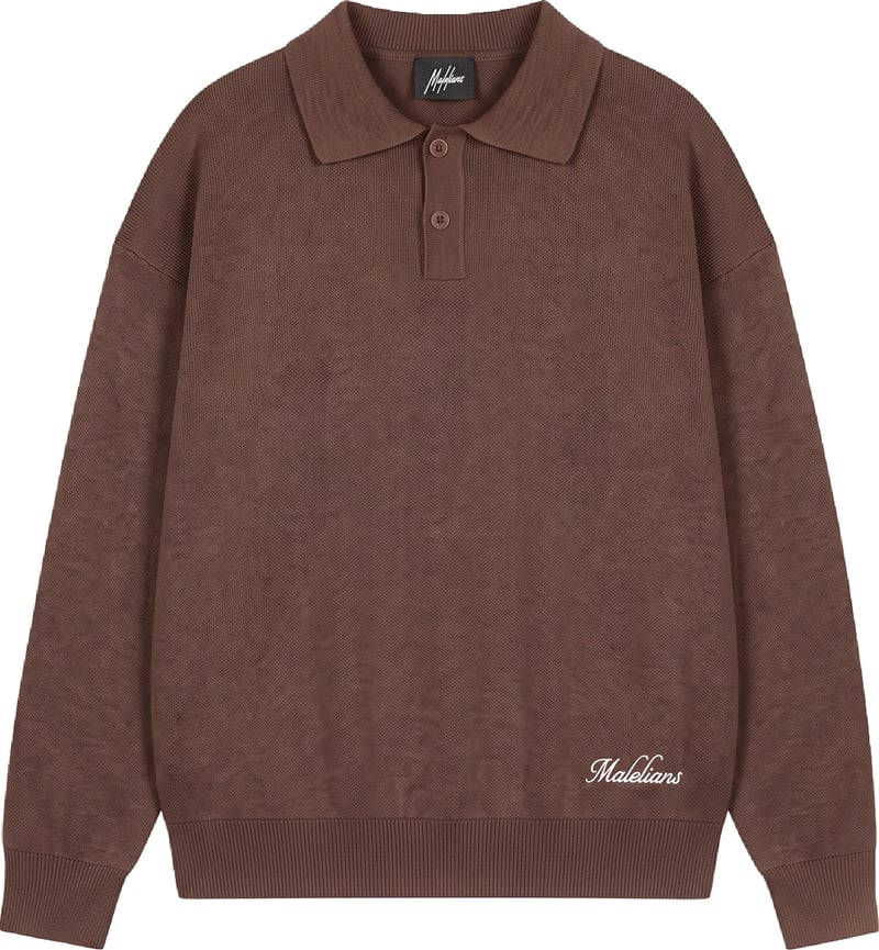 Malelions Junior Knitted Script Polo