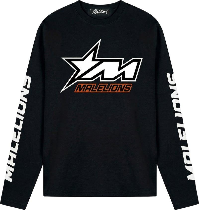 Malelions Men Motocross Longsleeve T-Shirt