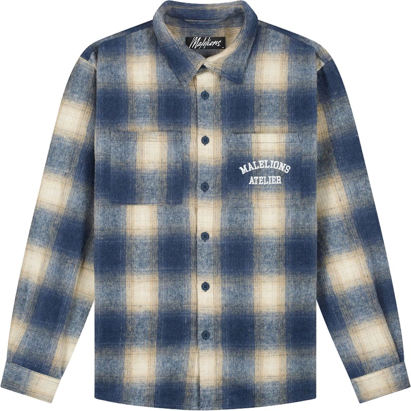 Malelions Men Atelier Flannel Shirt