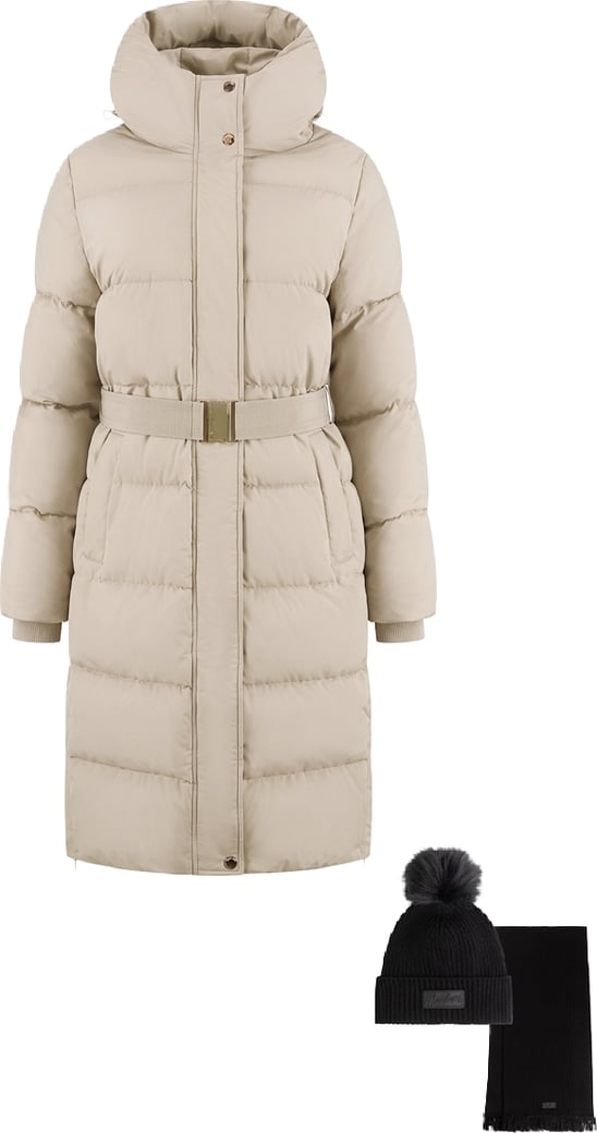 Malelions Women Emblem Long Puffer Jacket