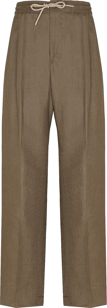 broek linnen bruin
