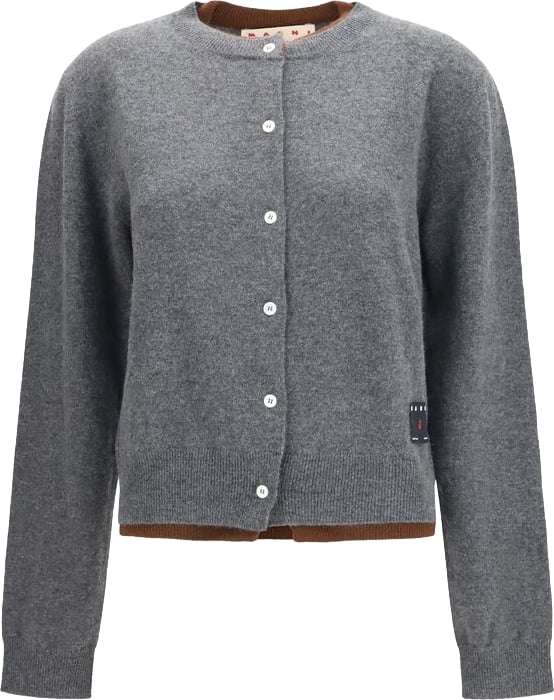 Marni Gray Cashmere Cardigan