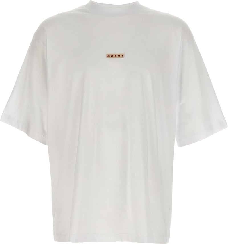 Marni White Cotton T-Shirt
