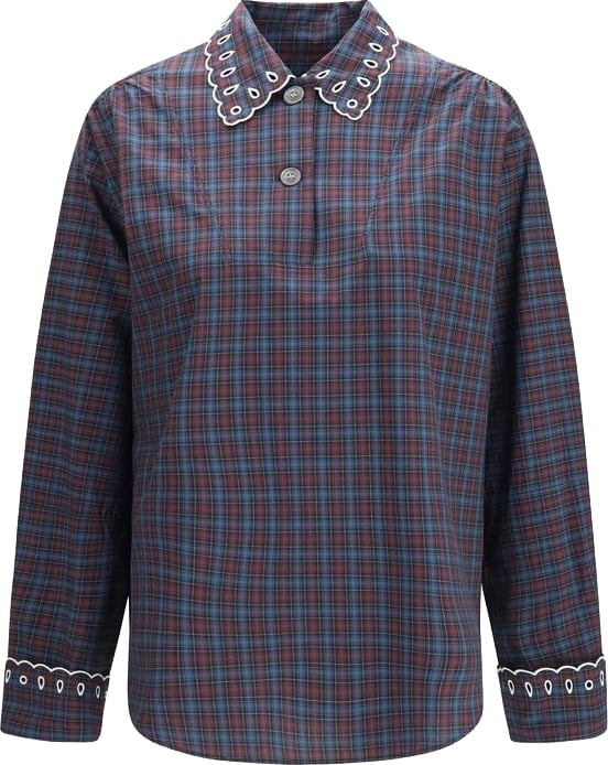 Marni Blue Cotton Dress Shirt