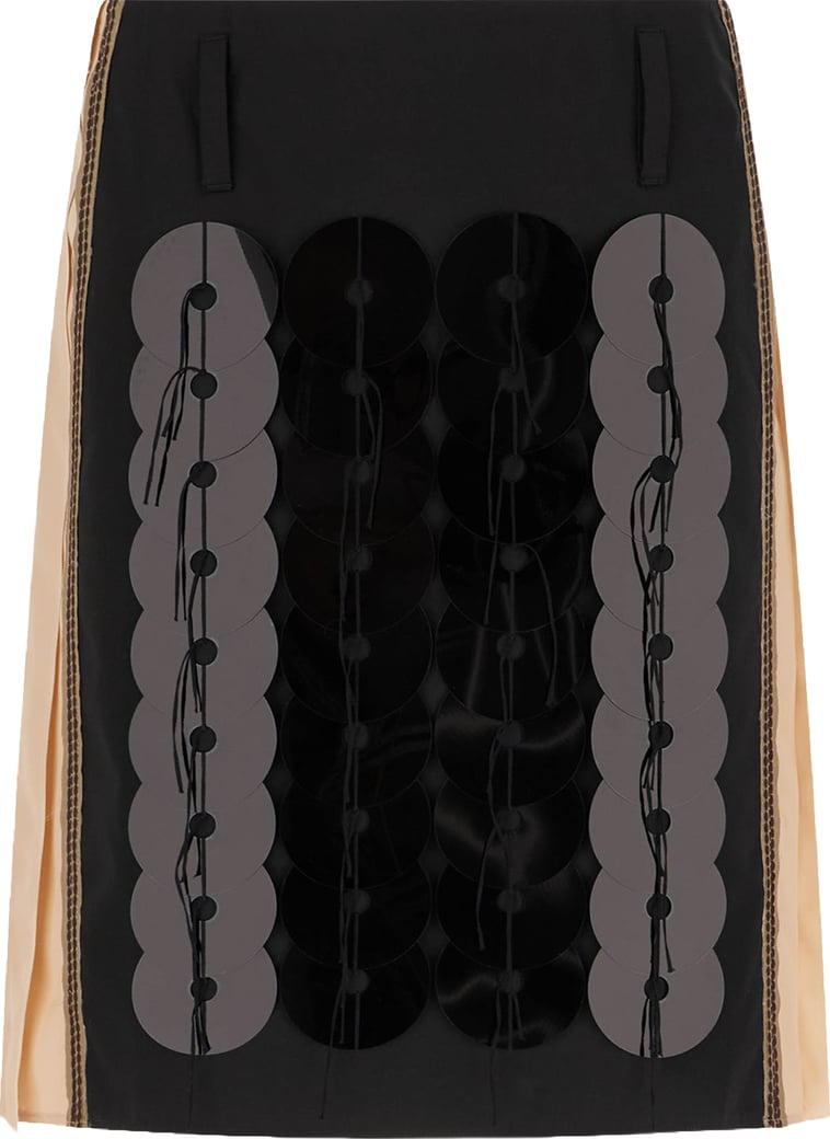Marni Embellished cotton skirt