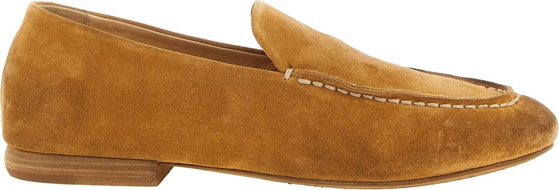 Marsell Brown Calfskin Slip-On Loafers