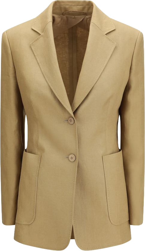 Max Mara Beige Linen Jacket