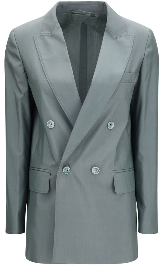 Max Mara Bicolor Wool Oves Aries Blazer