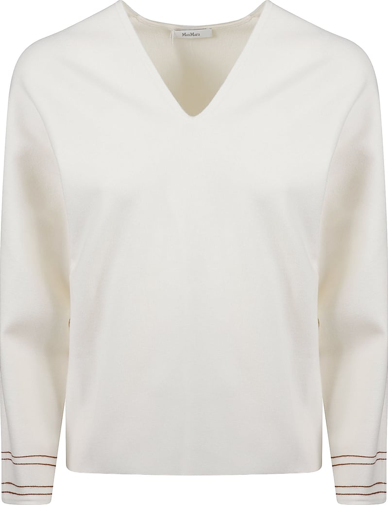 Mxmundici V Neck Sweater White