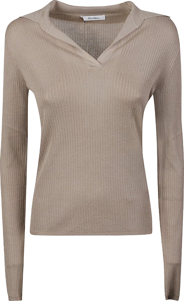 Mxmgergo Polo Neck Sweater Nude