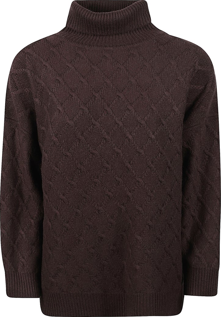 Mxmbambola Turtle Neck Sweater Brown