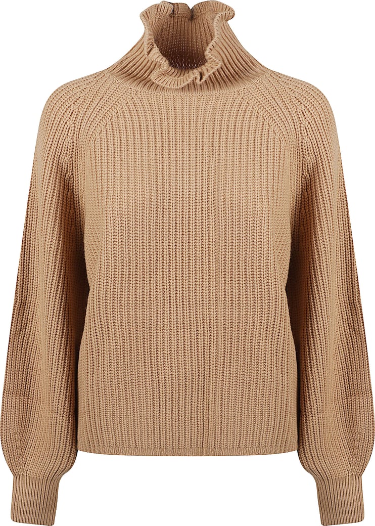 Mxmpontile Turtle Neck Sweater Brown