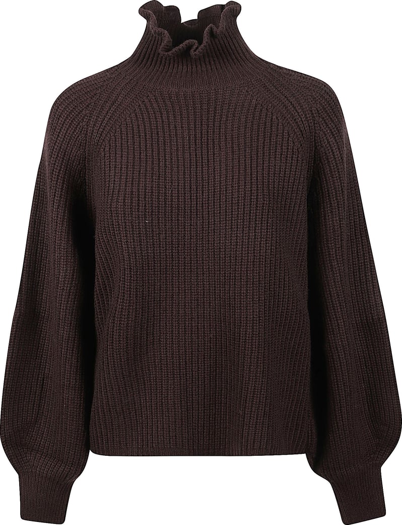 Mxmpontile Turtle Neck Sweater Brown