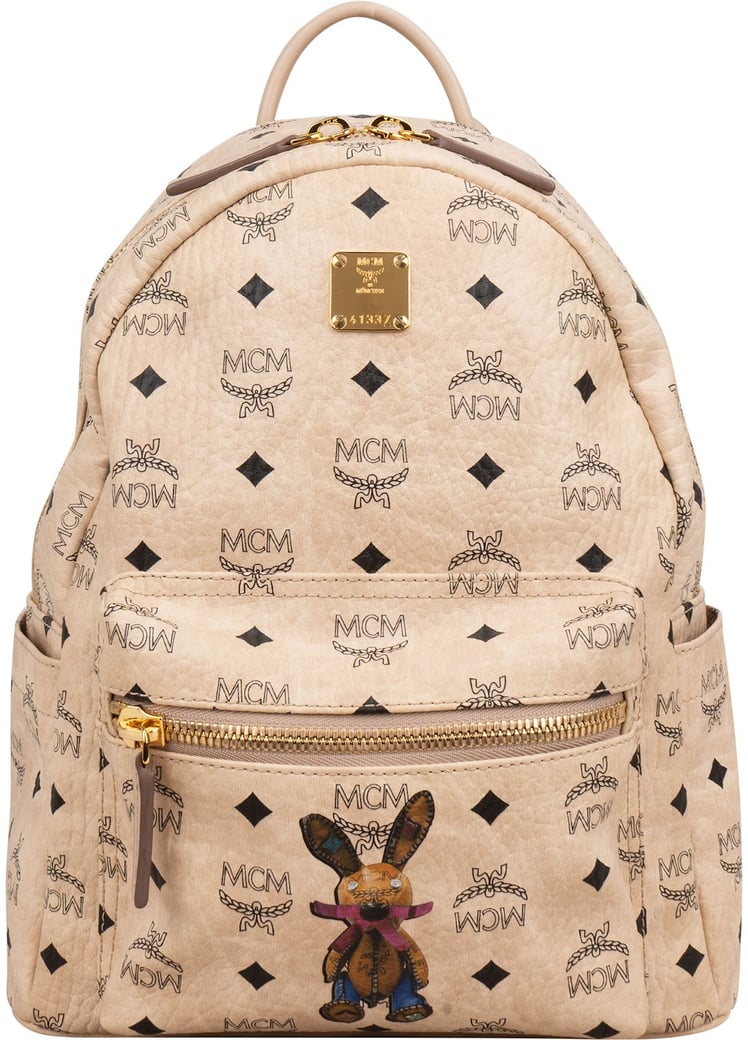 MCM Monogram Visetos Zoo Rabbit Small Stark Backpack