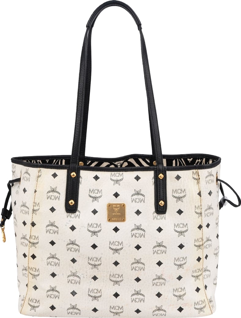 MCM Monogram Visetos Reversible Liz Tote Shoulder Bag