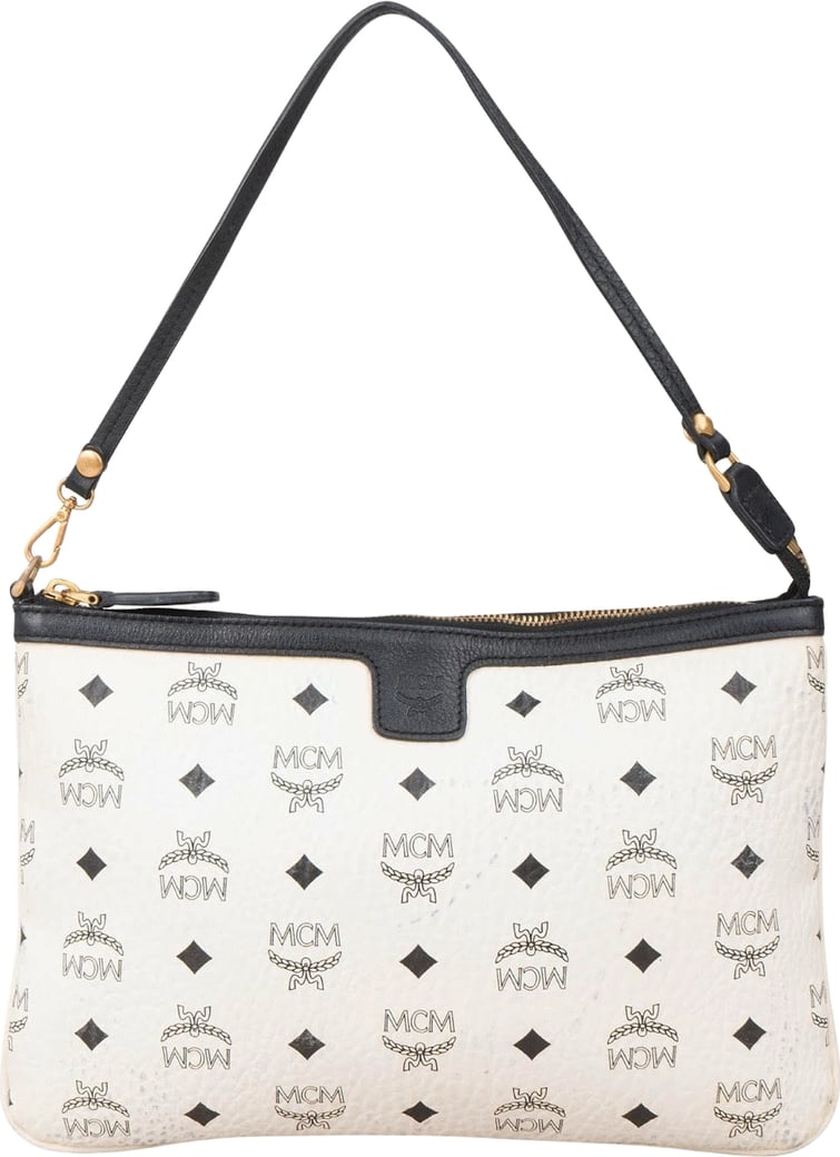 MCM Monogram Visetos Bicolor Reversible Clutch Accessoires Shoulder Bag