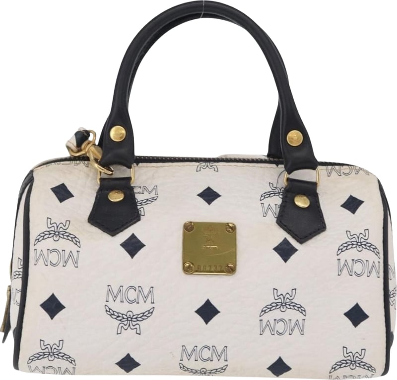 MCM Vicetos logogram boston Mini