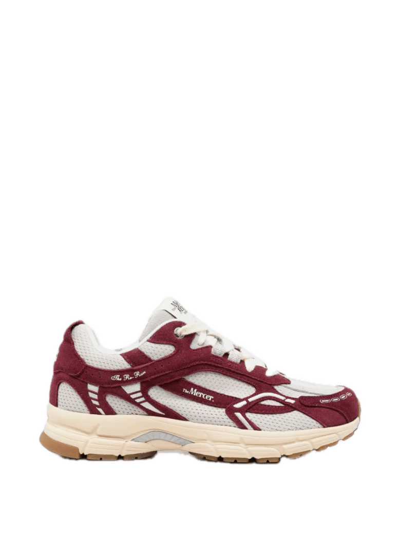 sneakers bordeux grijs