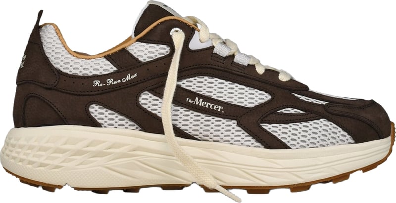 Unisex The Re Run Max Nubuck sneaker in donkere uitvoering Bruin