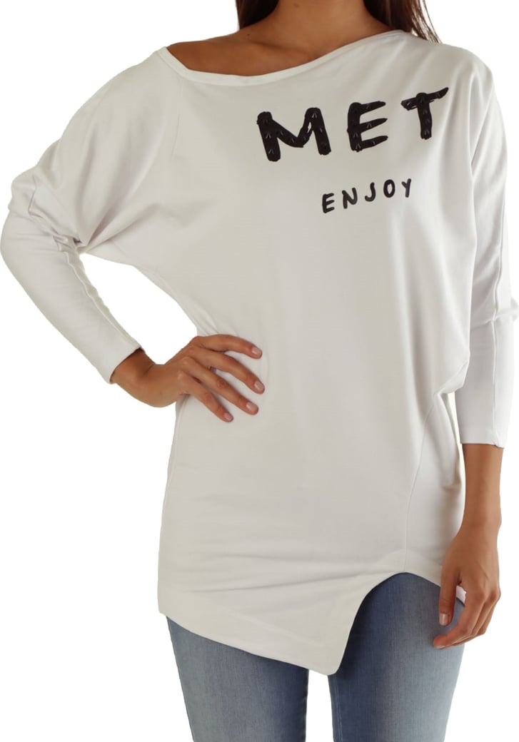 Met White Cotton Top