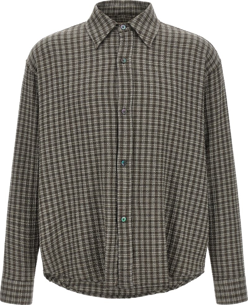 MFPEN Gray Virgin Wool Blouse