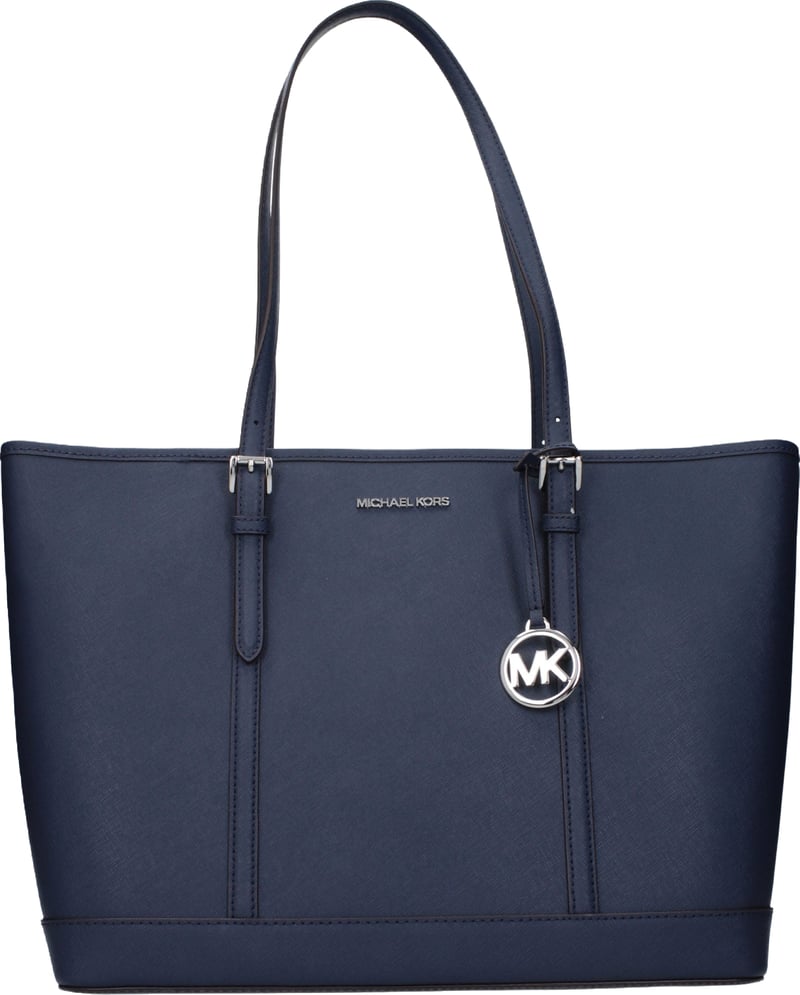 Michael Kors Blue Leather Shoulder Bag