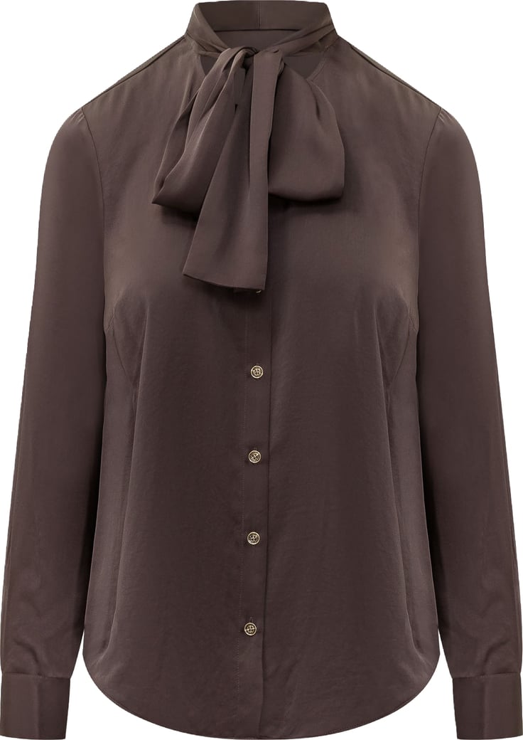 SATIN BOW BLOUSE