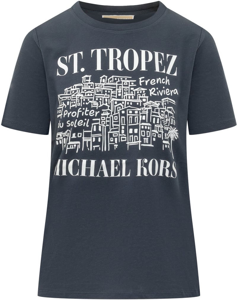 T-Shirt Provence con Stampa Grafica