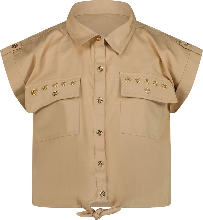 Michael Kors Kinder Blouse Zand