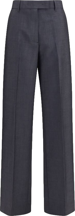 Miu Miu Gray Wool Oves Aries Dress Pants