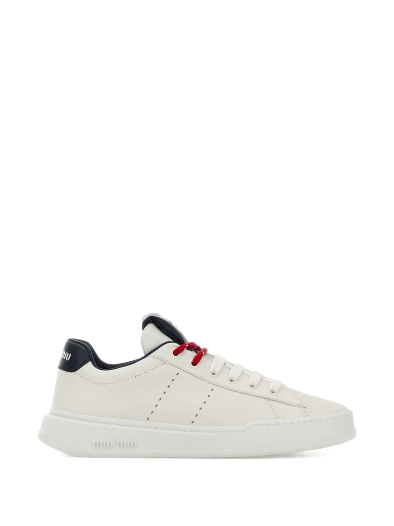 Off-White Minimalist Smooth Leather Sneakers