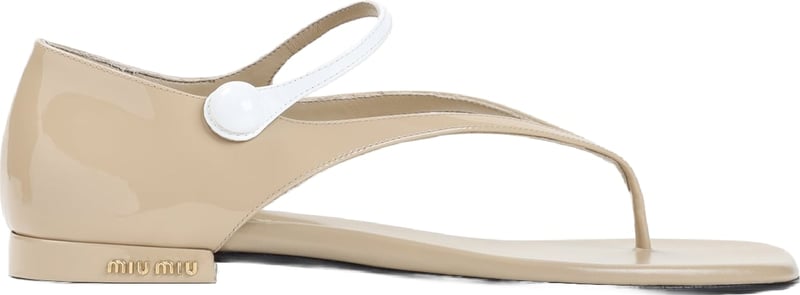 Miu Miu Calf Leather Sandals