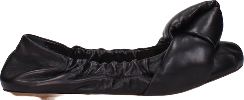Miu Miu Black Leather Ballet Flats
