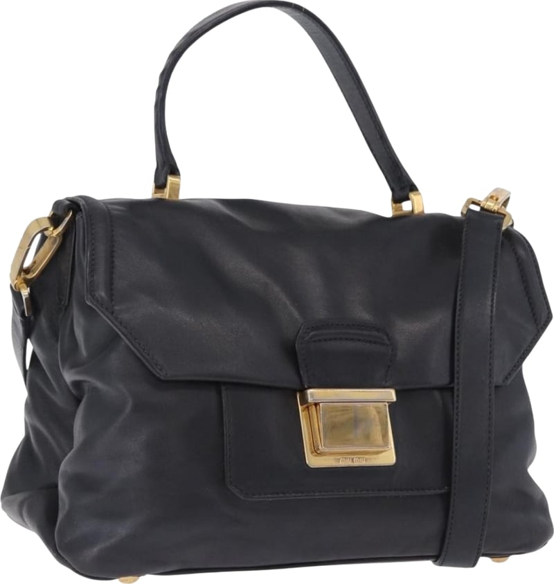 Miu Miu Convertible Flap Top Handle Vitello Soft Medium