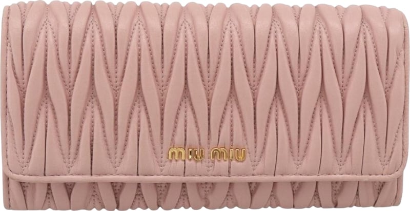 Miu Miu Matelasse Leather