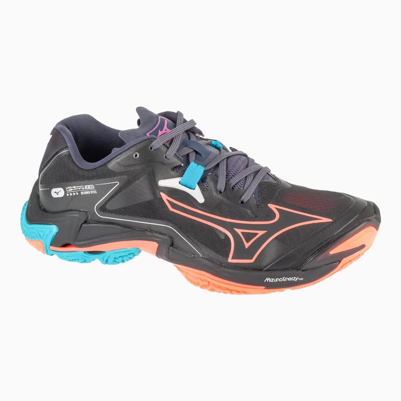 Mizuno Wave Lightning Z8(U) / Black/Neon Flame/Peacock Blue