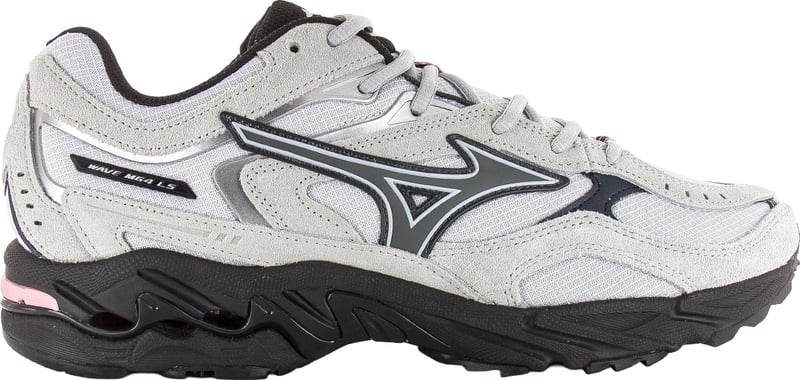 White Wave Mustang LS Oversized Mesh Low-Top Sneakers