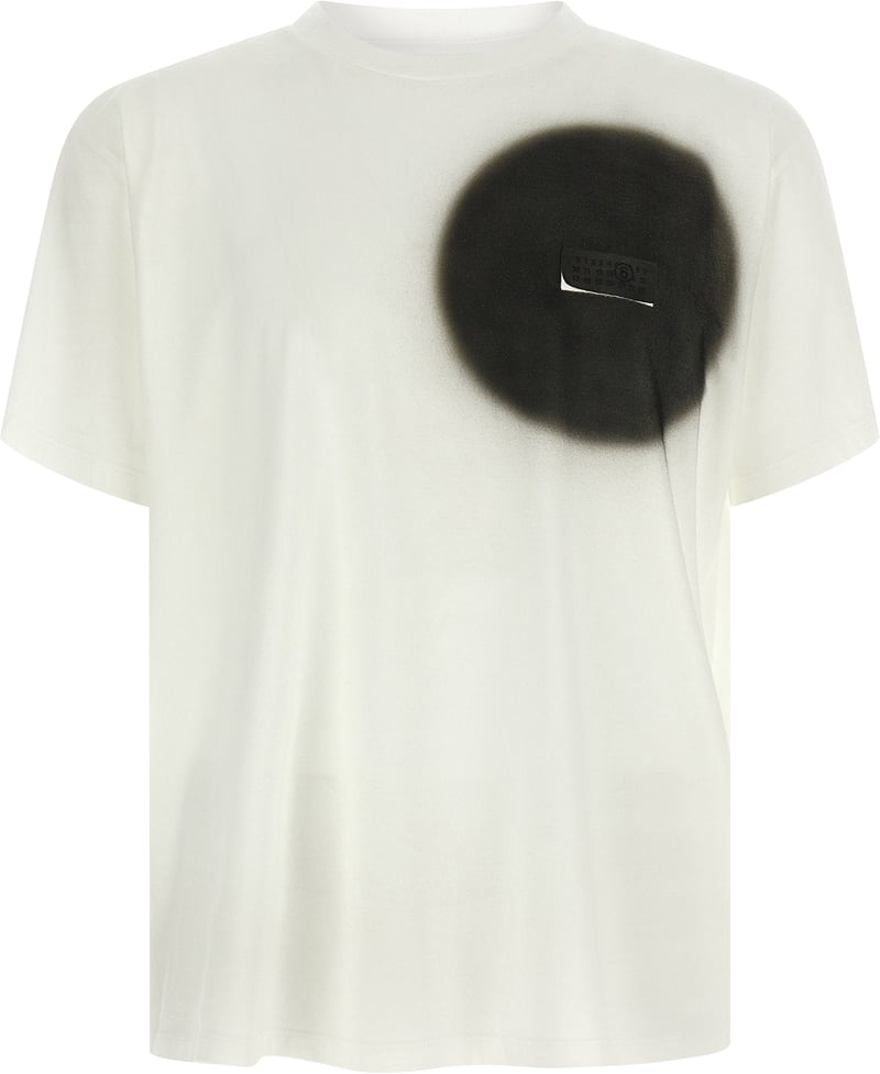 Mm6 Maison Margiela Numeric Signature Mm6 Spray T-shirt
