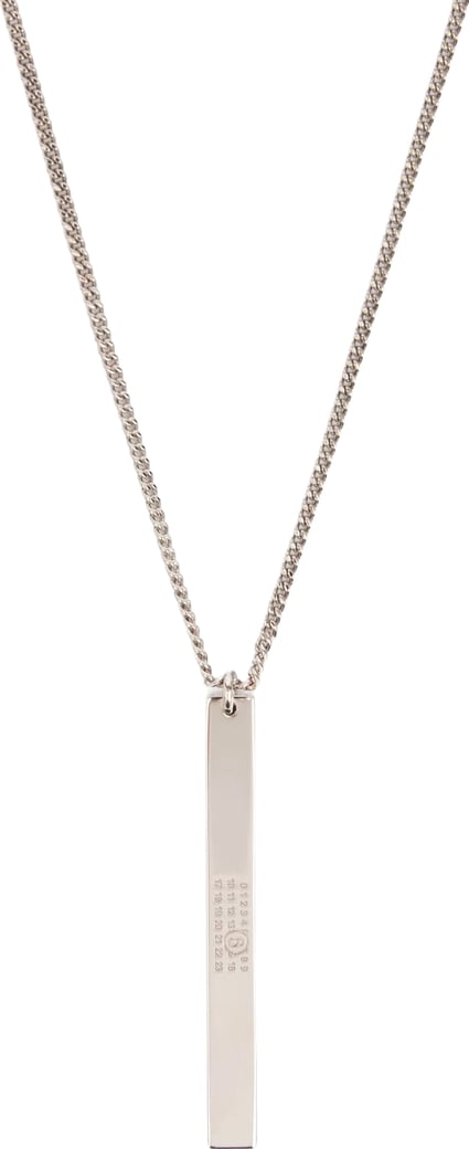 MM6 Maison Margiela Silver Brass Necklace