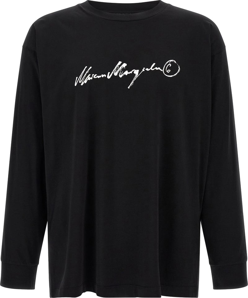 Mm6 Maison Margiela Handwriting Print T-shirt