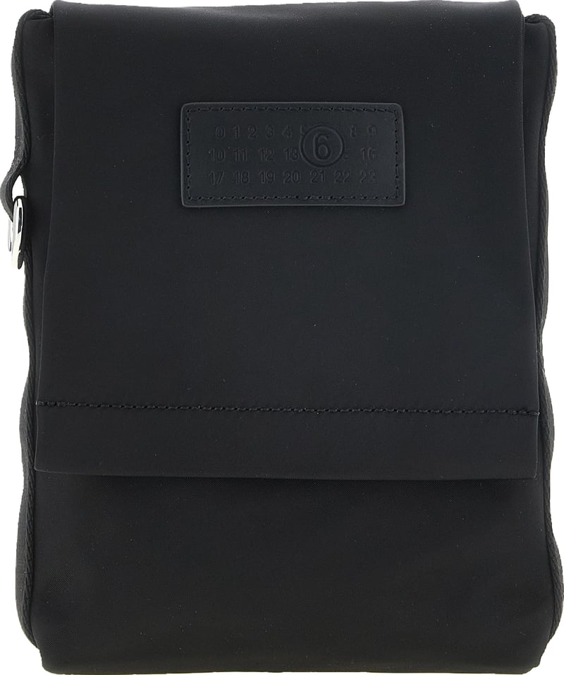 MM6 Maison Margiela Black Polyamide Crossbody Bag